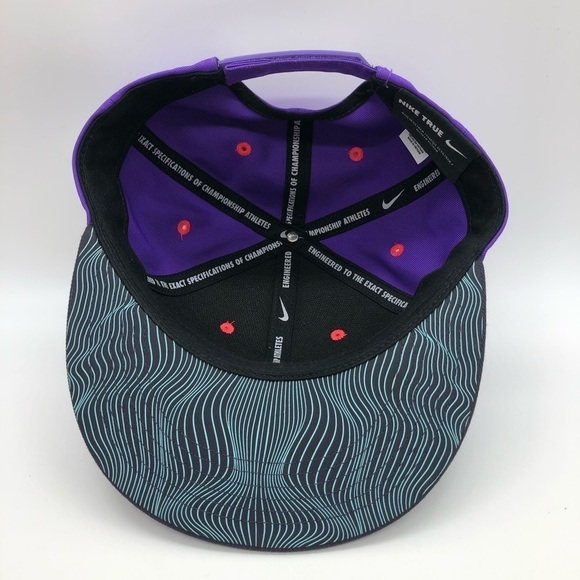 NIKE AND KD BALL CAP - BRIGHT PURPLE, AQUA, NEON ORANGE AND BLACK - ONE SIZE - Picture 10 of 12